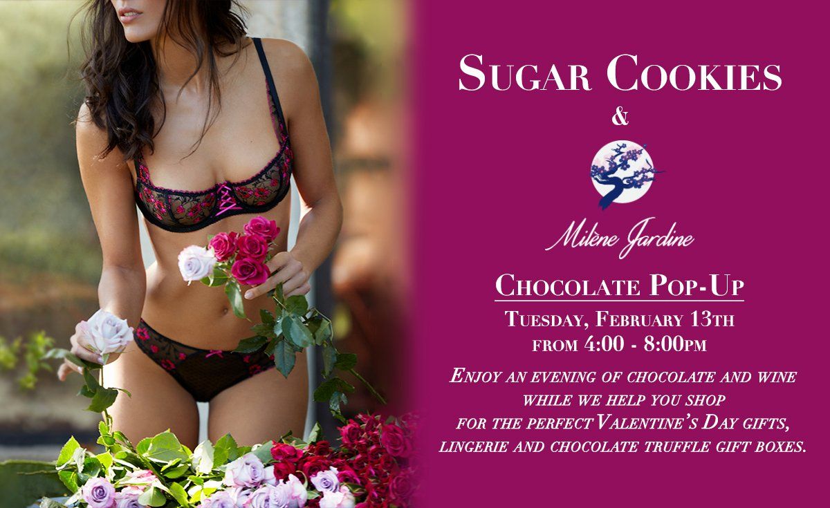 Milene Jardine Chocolate Pop-Up at Sugar Cookies - Sugar Cookies Lingerie