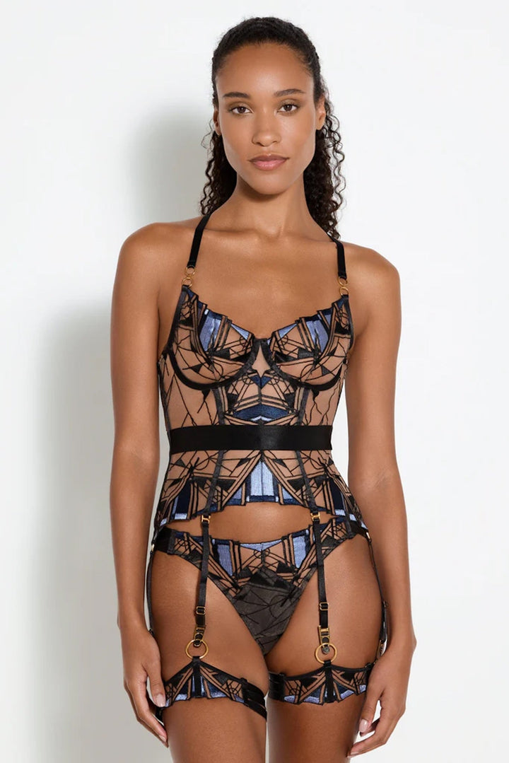 Bordelle Cubism Basque - Sugar Cookies Lingerie