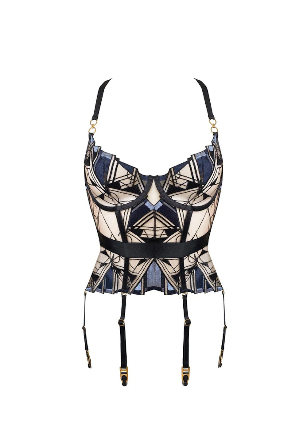 Bordelle Cubism Basque - Sugar Cookies Lingerie