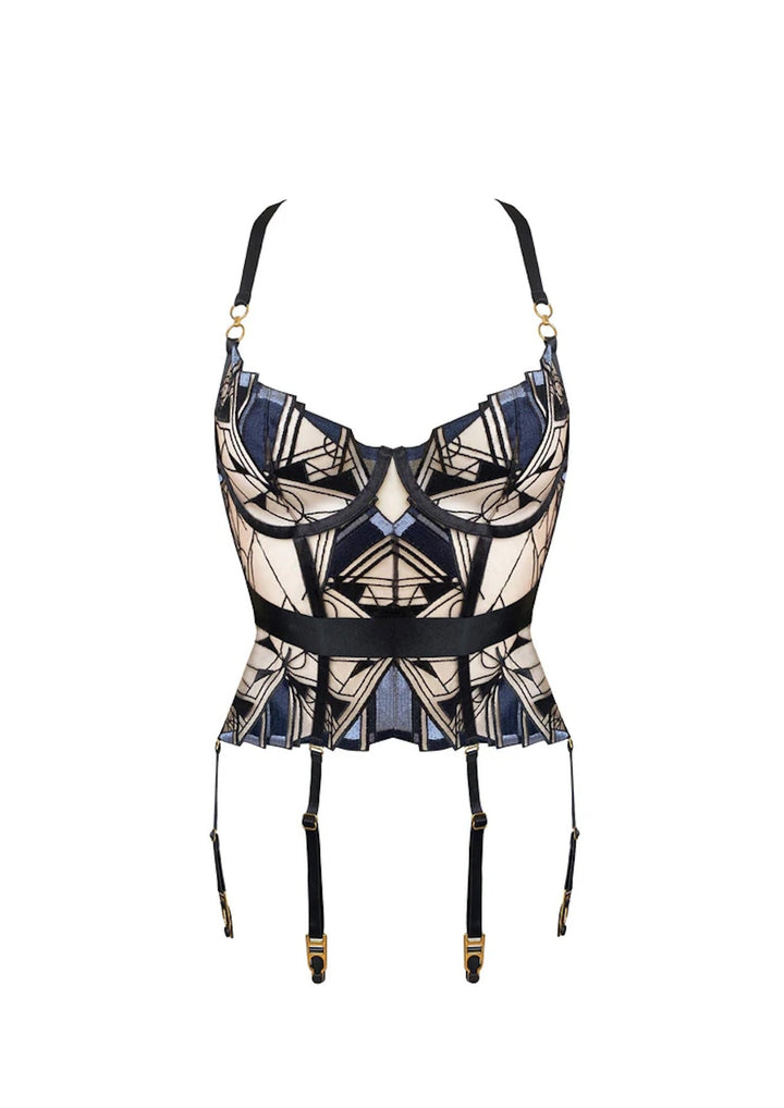 Bordelle Cubism Basque - Sugar Cookies Lingerie