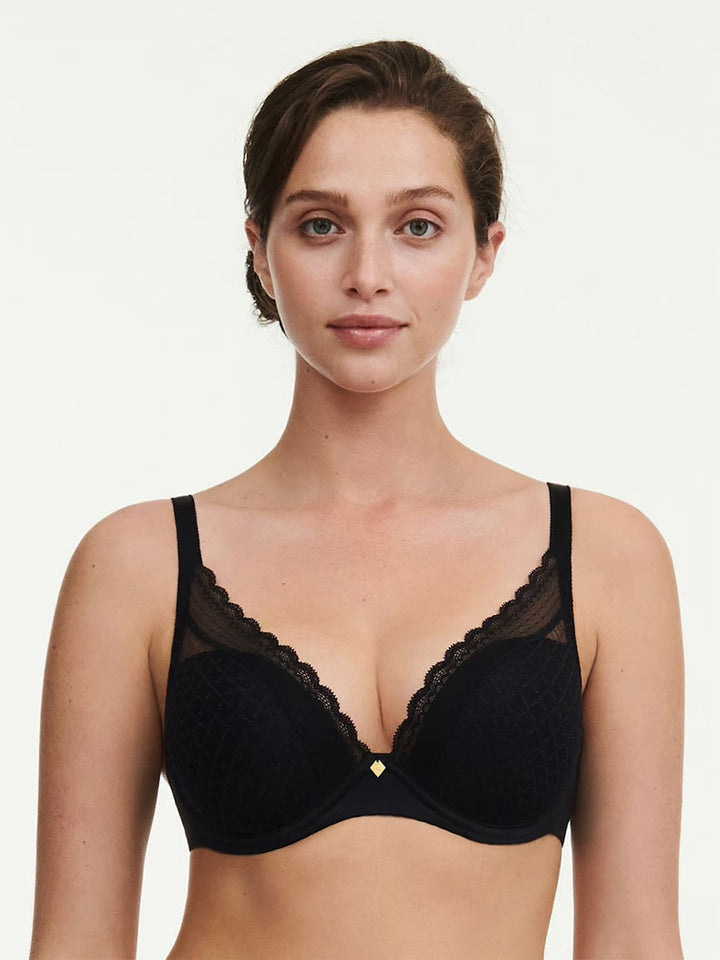 Chantelle Norah Chic Plunge T-Shirt Bra - Sugar Cookies Lingerie