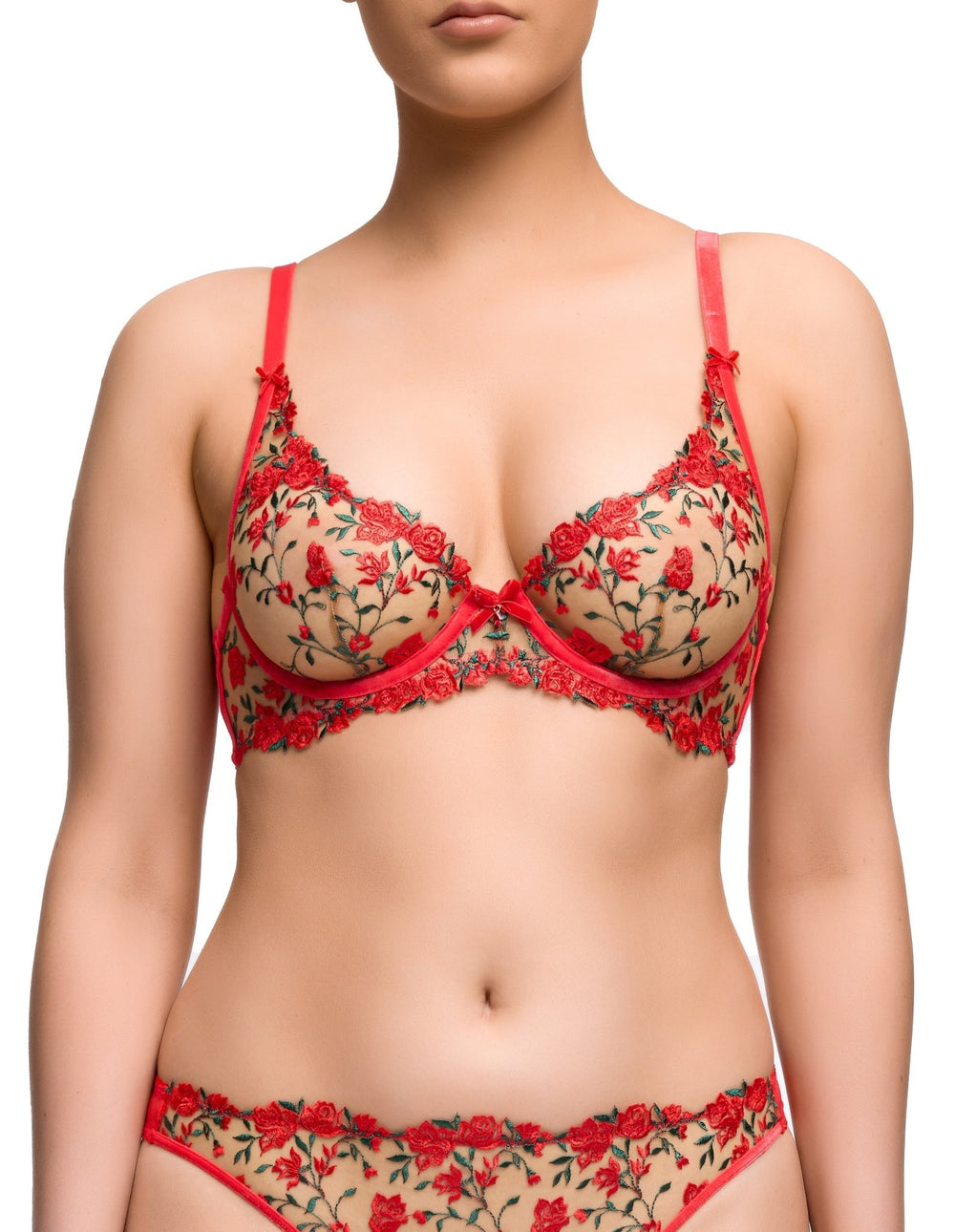 Dita Von Teese Rosewyn Plunge Bra - Sugar Cookies Lingerie