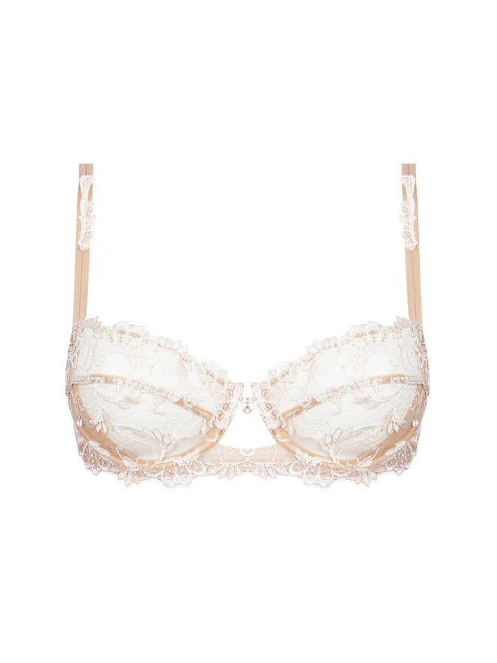 Lise Charmel Dressing Floral Half Cup Bra - Sugar Cookies Lingerie