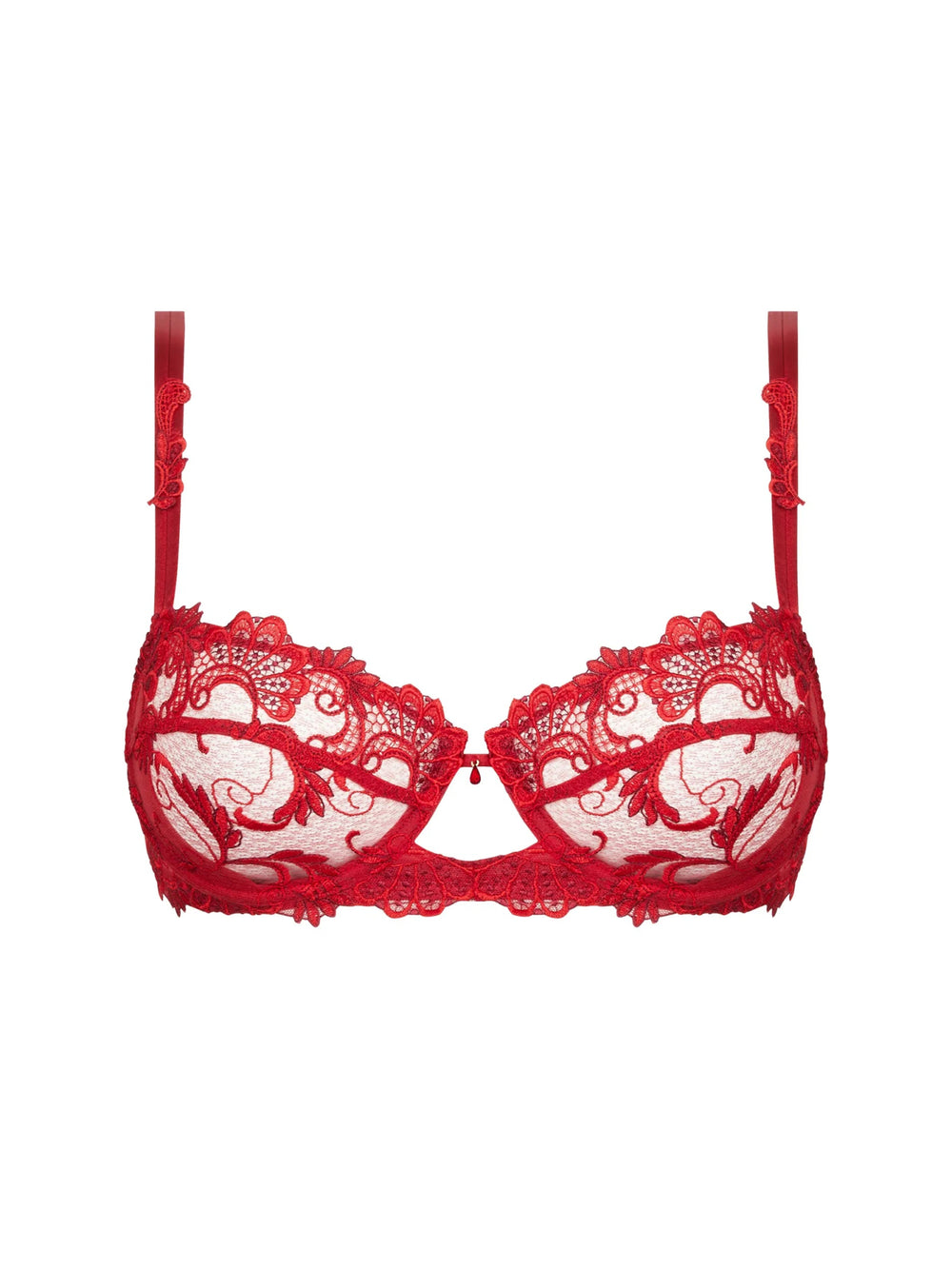 Lise Charmel Dressing Floral Half Cup Bra - Sugar Cookies Lingerie