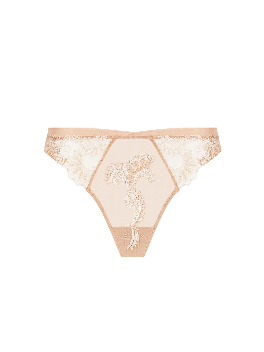 Lise Charmel Dressing Floral Thong - Sugar Cookies Lingerie