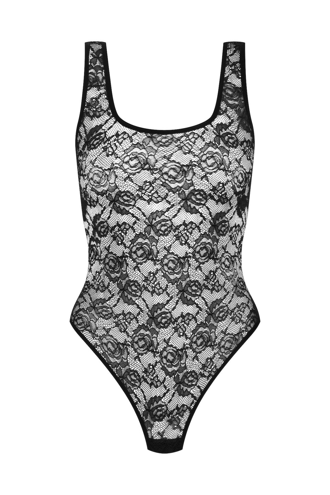 Maison Close Flashback Open Back Thong Bodysuit - Sugar Cookies Lingerie