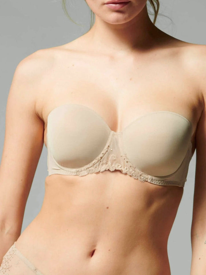 Simone Perele Delice Strapless Bra - Sugar Cookies Lingerie