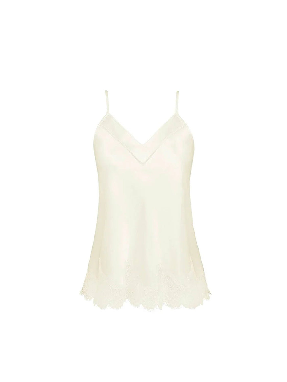 Simone Perele Nocturne Silk Top - Sugar Cookies Lingerie