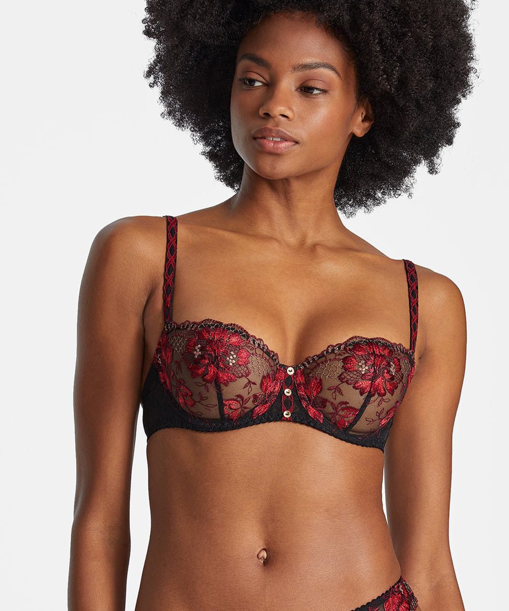 Aubade Queen Of Shadow Half-Cup Underwired Bra