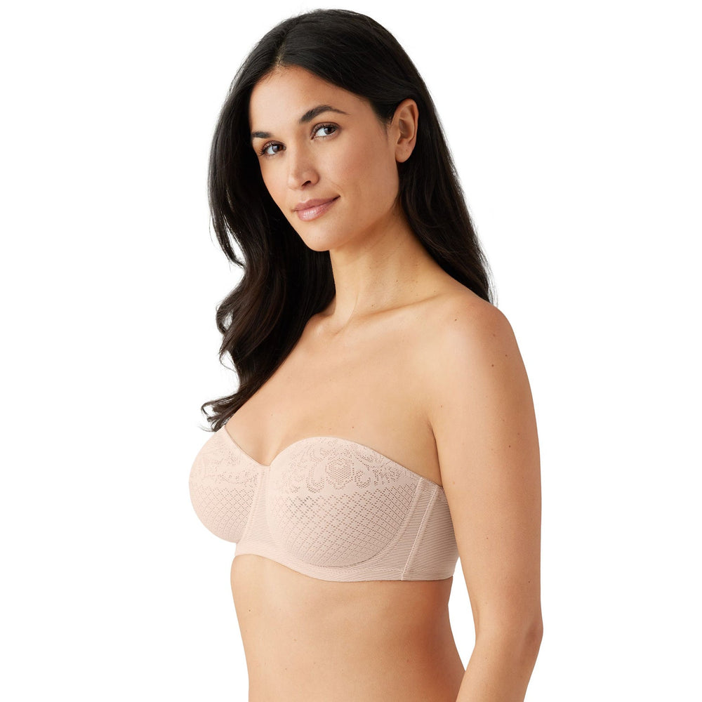 Wacoal Visual Effects Strapless Minimizer Bra - Sugar Cookies Lingerie